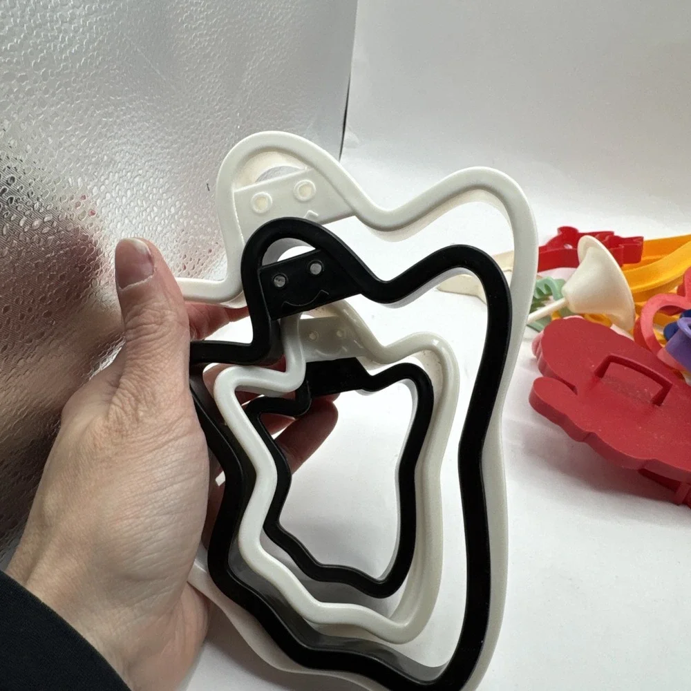 Large Lot of Aluminum Cookie Biscuit Cutters All Occasions Stamps Fondant Scroll
